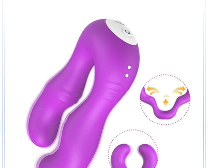 Lesbian Tribadism Double Vibrator