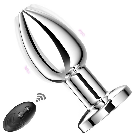Stainless Steel Remote Controlled Anal Plug