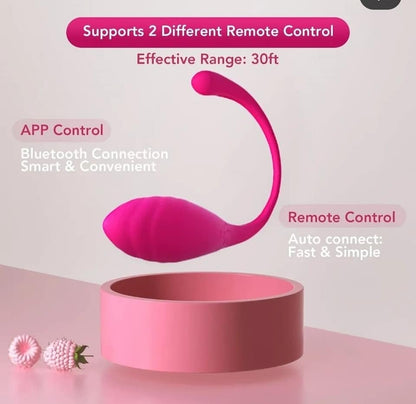 Lush G Spot Vibrator Sex Toys with Phone APP and 30ft Remote Control