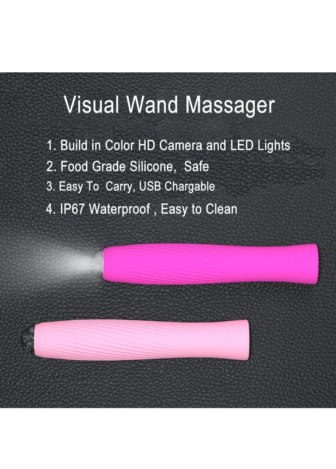 Wireless Wand Massager with Camera for Women