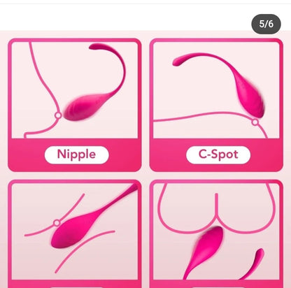 Lush G Spot Vibrator Sex Toys with Phone APP and 30ft Remote Control