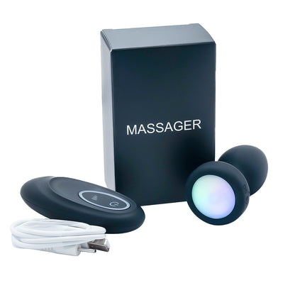 Remote Controlled Lighting Anal Plug Colorful Light