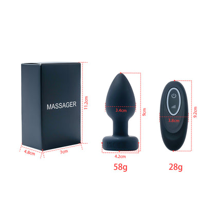 Remote Controlled Lighting Anal Plug Colorful Light