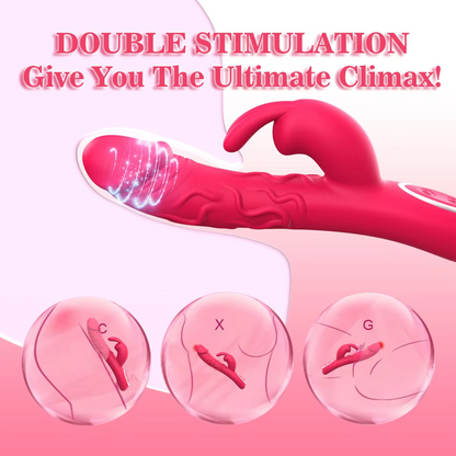 Realistic Rabbit Vibrator, Bunny Ear, Penis