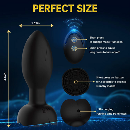 APP Controlled Anal Plug USB Rechargeable