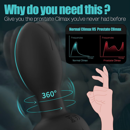 APP Controlled Anal Plug USB Rechargeable