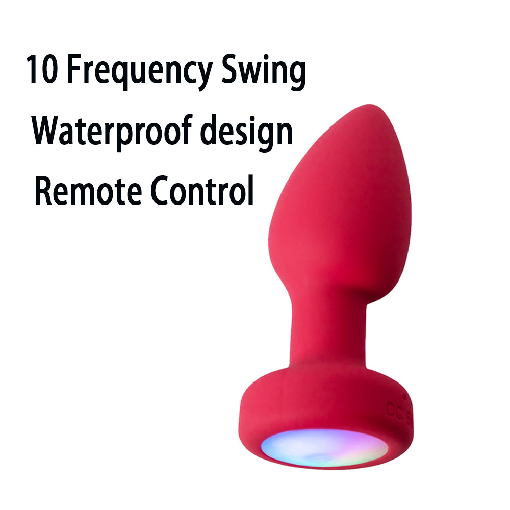 Remote Controlled Lighting Anal Plug Colorful Light