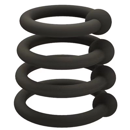 4 Piece Silicone Cock Penis Ring Set