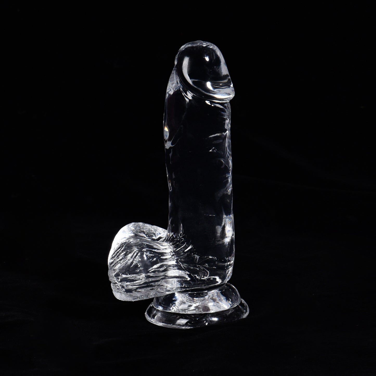 5.4 Inch Realistic Transparent/Opaque Dildo