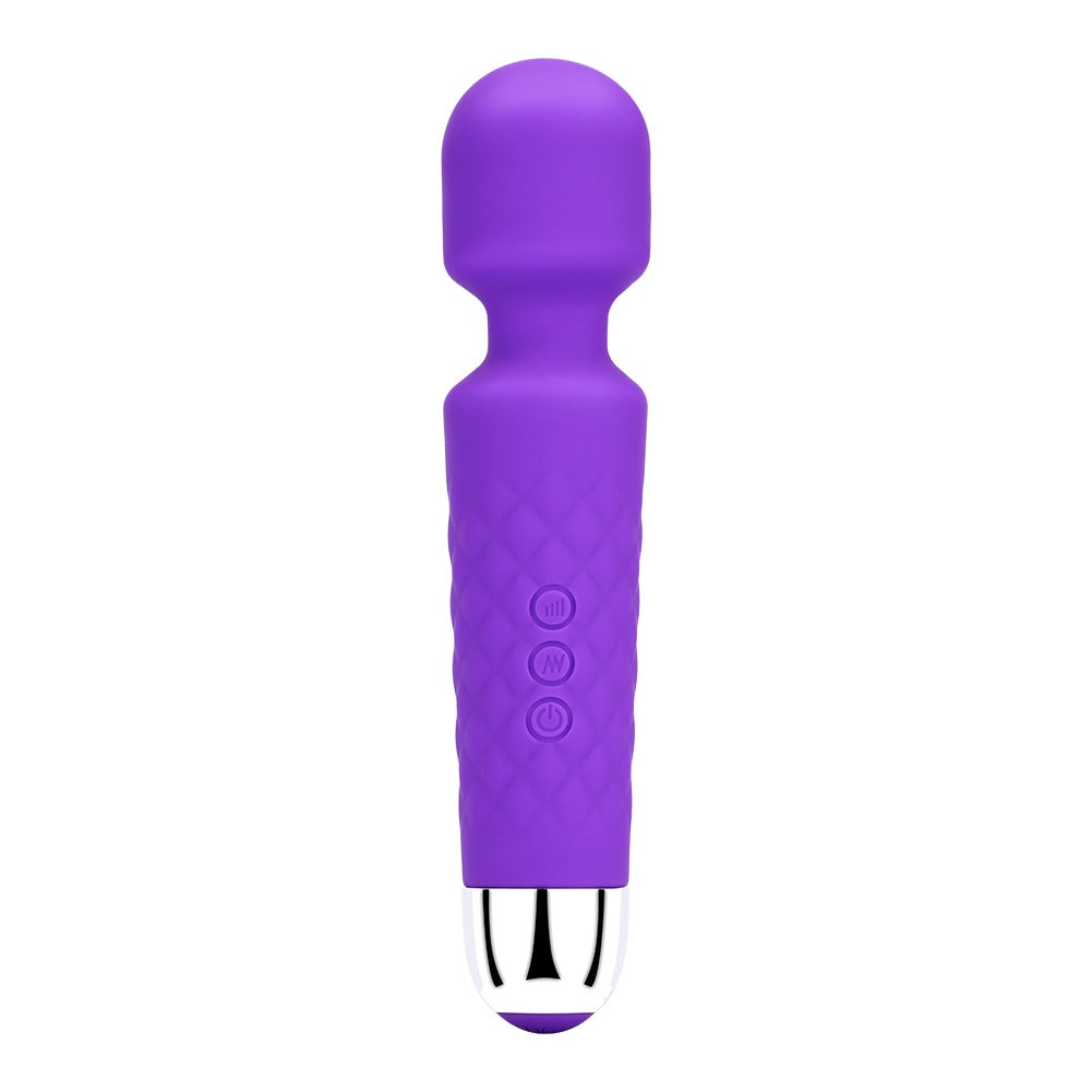 Magic Wand Massager, USB Rechargeable, 8 Powerful Speeds & 20 Pulsating Patterns for Intense Pleasure and Arousal.