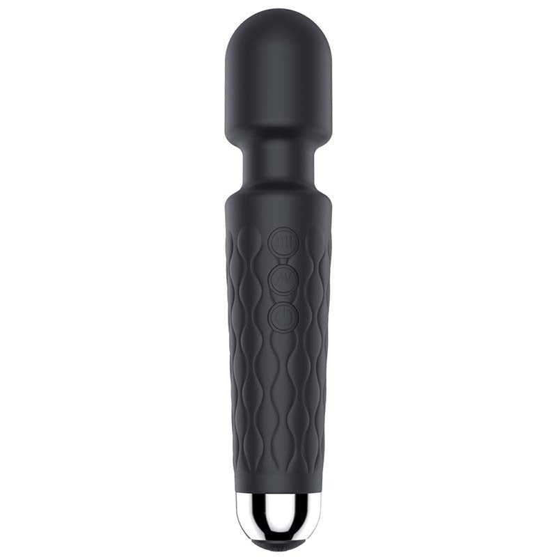 Magic Wand Massager, USB Rechargeable, 8 Powerful Speeds & 20 Pulsating Patterns for Intense Pleasure and Arousal.