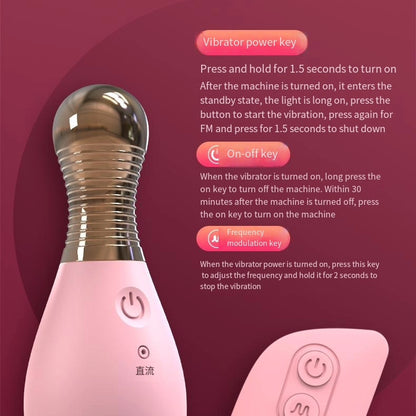 Remote Control Powerful Vibrator Egg Massager Vibrator, G Spot Mini Vibrators for Clitoral Vagina Stimulator, Anal Dildo Vibrating Bullet Adult Toys Female Sex Toys for Women Couples Pleasure Games