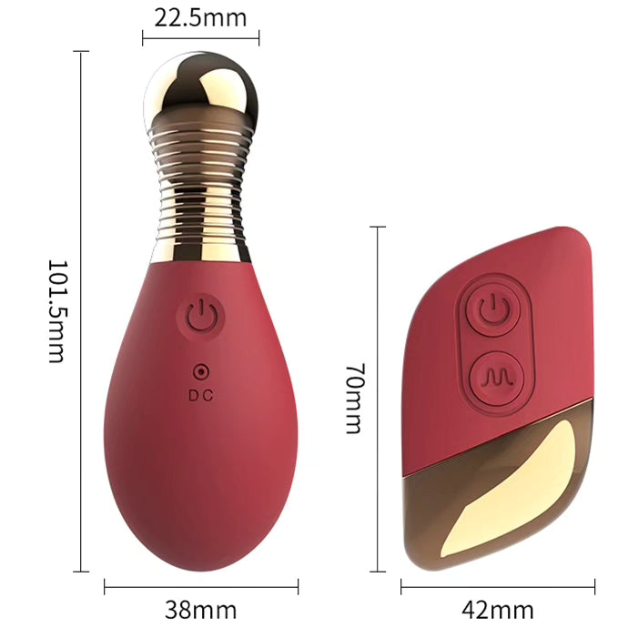 Remote Control Powerful Vibrator Egg Massager Vibrator, G Spot Mini Vibrators for Clitoral Vagina Stimulator, Anal Dildo Vibrating Bullet Adult Toys Female Sex Toys for Women Couples Pleasure Games