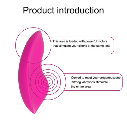 Wearable Vibrator Vibrating Panties with APP Control, Silicone Clitoral Vagina Stimulator Clit Nipple Teaser Adult Toy with 9 Vibration for Women Couple and Beginners