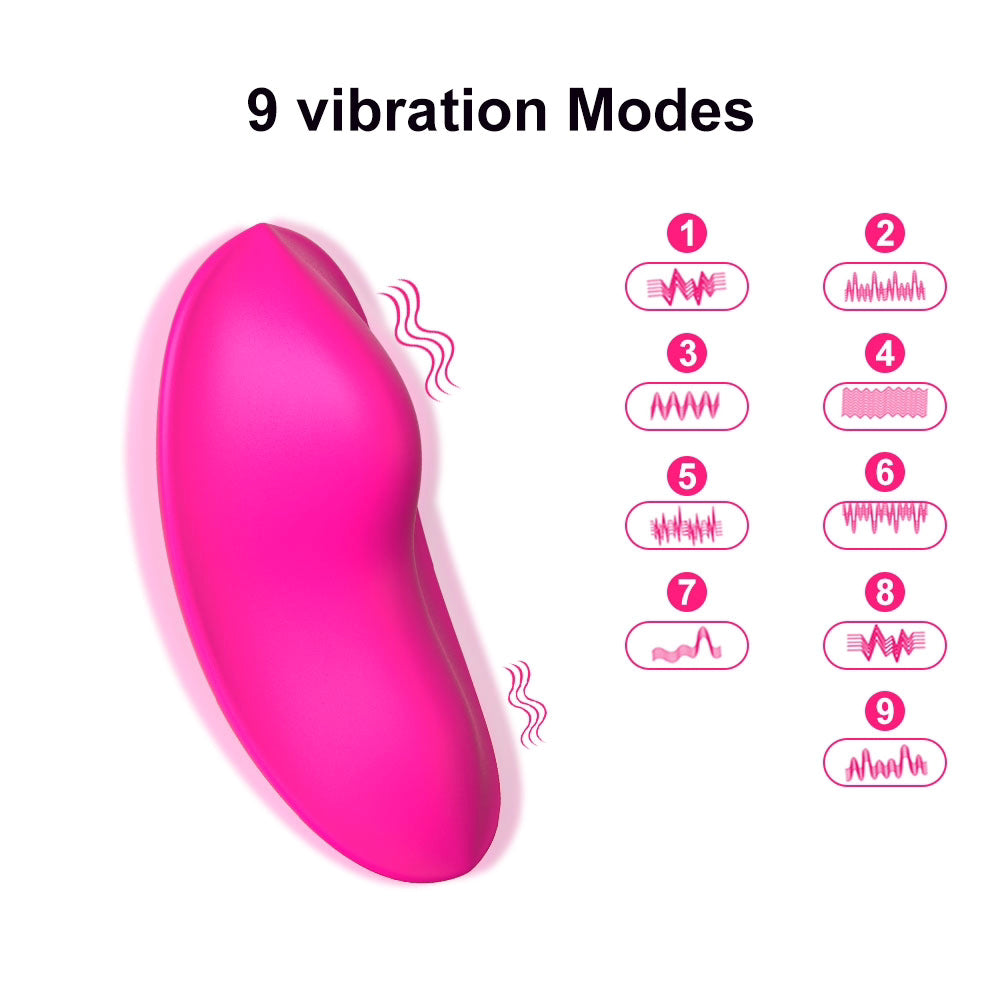 Wearable Vibrator Vibrating Panties with APP Control, Silicone Clitoral Vagina Stimulator Clit Nipple Teaser Adult Toy with 9 Vibration for Women Couple and Beginners