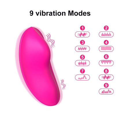 Wearable Vibrator Vibrating Panties with APP Control, Silicone Clitoral Vagina Stimulator Clit Nipple Teaser Adult Toy with 9 Vibration for Women Couple and Beginners