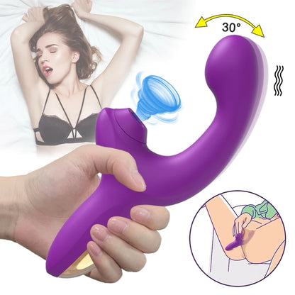 Suck/Flap/Pull Bunny Vibrator
Vibration and suction functions can be used at the same time and can stimulate the G-spot and clitoris at the same time.