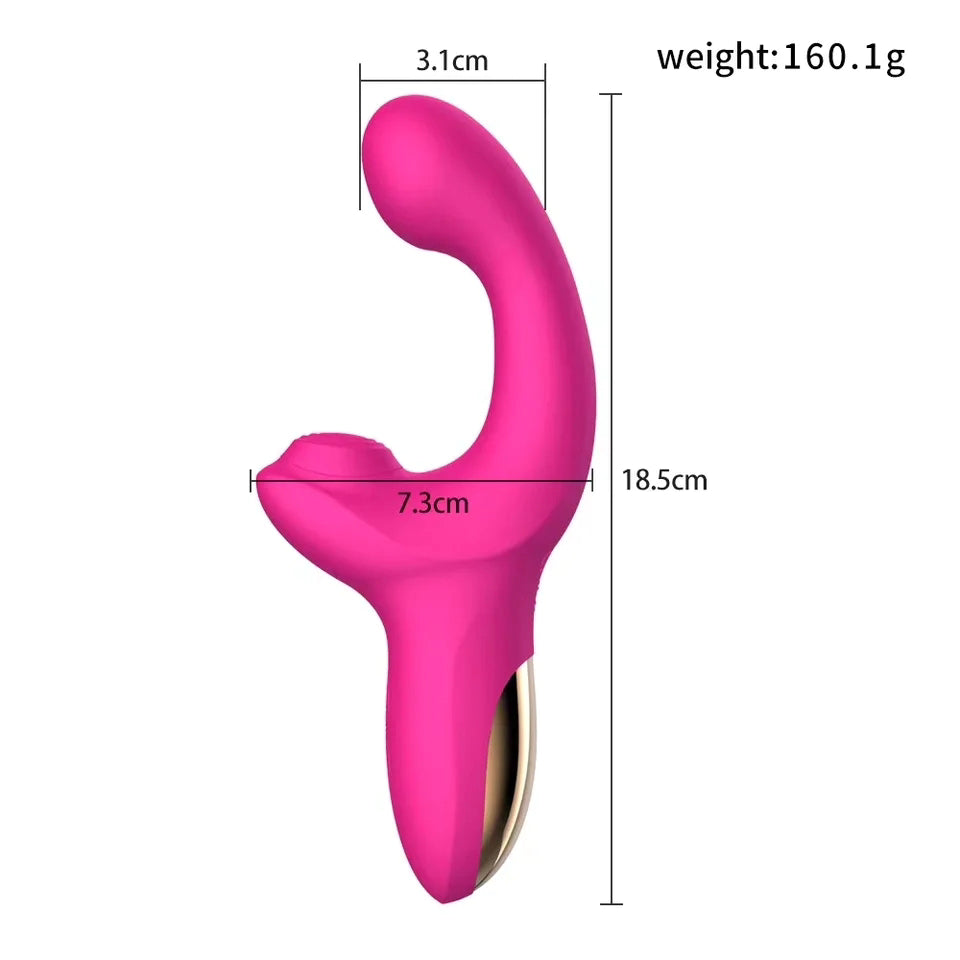 Suck/Flap/Pull Bunny Vibrator
Vibration and suction functions can be used at the same time and can stimulate the G-spot and clitoris at the same time.