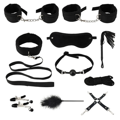 10 Piece Bondage S&M Set