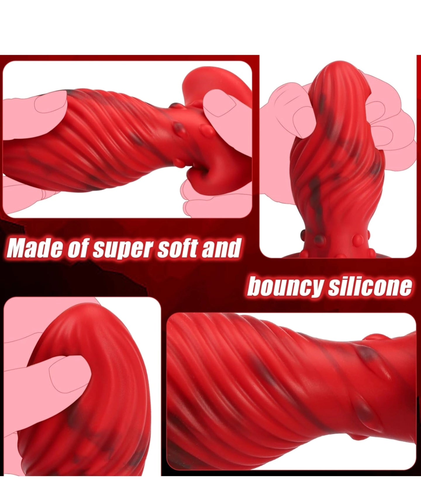 Beginner Anal Plug Liquid Silicone Butt Plug with Suction Cup Base for First-time Anal Play, Swirl Anal Toy Waterproof Butt Plug Kit Adult Sex Toy for Unisex Backdoor Handsfree Fun（Small）