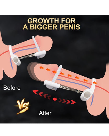 Penis Extender Kit, Penis Stretcher Device for Men, Penis Enlargement, Adjustable Stretching, Effective Wearable Male Penis Extension Device