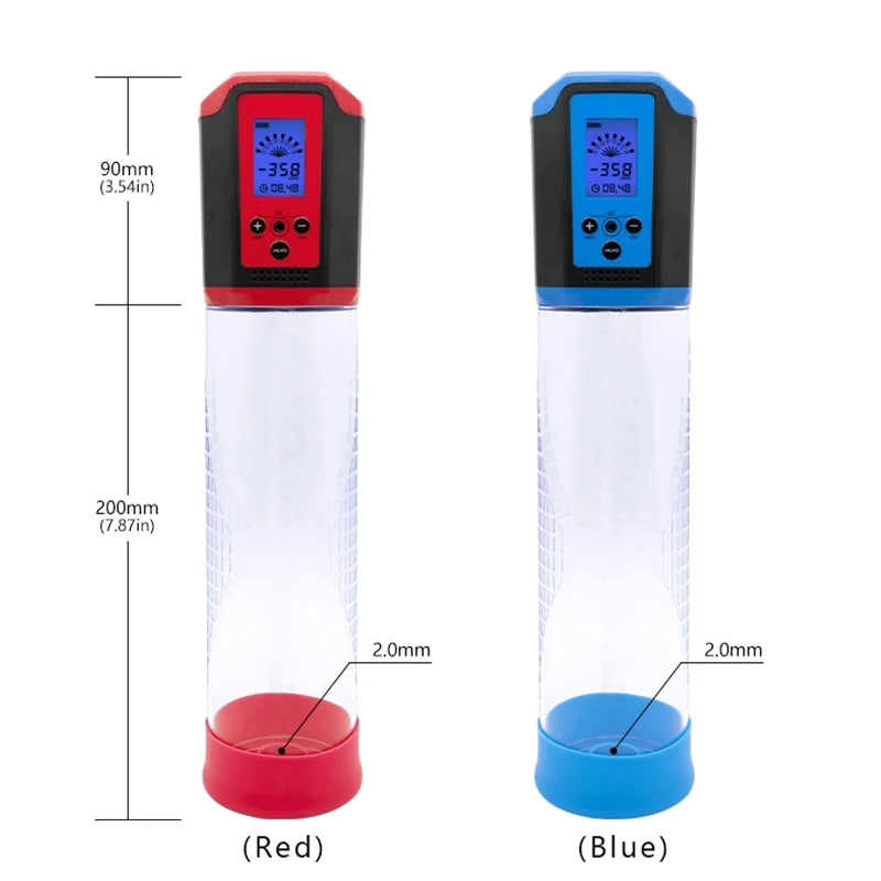 LCD Display Automatic Penis Pump with 8 Prrssure Intensities