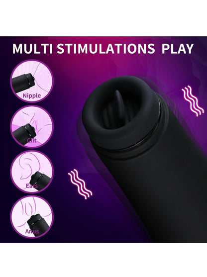 Realistic Thrusting Dildo, Heated Dildo Vibrator Sex Machine for Women Couple, 7.52 inches Vaginal/ Anal Dildo with 10 Thrusting & 10 Vibrating Modes for G Spot Sex Toys