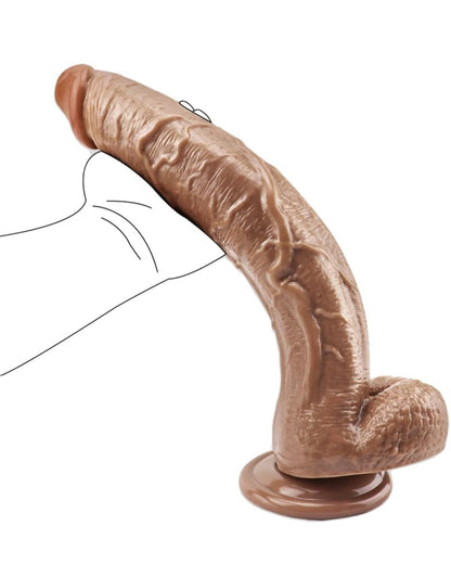 12.6 Inch Realistic Huge Dildo Sex Toy for Women Men Couples Hands-Free, Thick Big Dildo with Strong Suction Cup Adult Sex Toy for Vaginal G-Spot & Anal Play