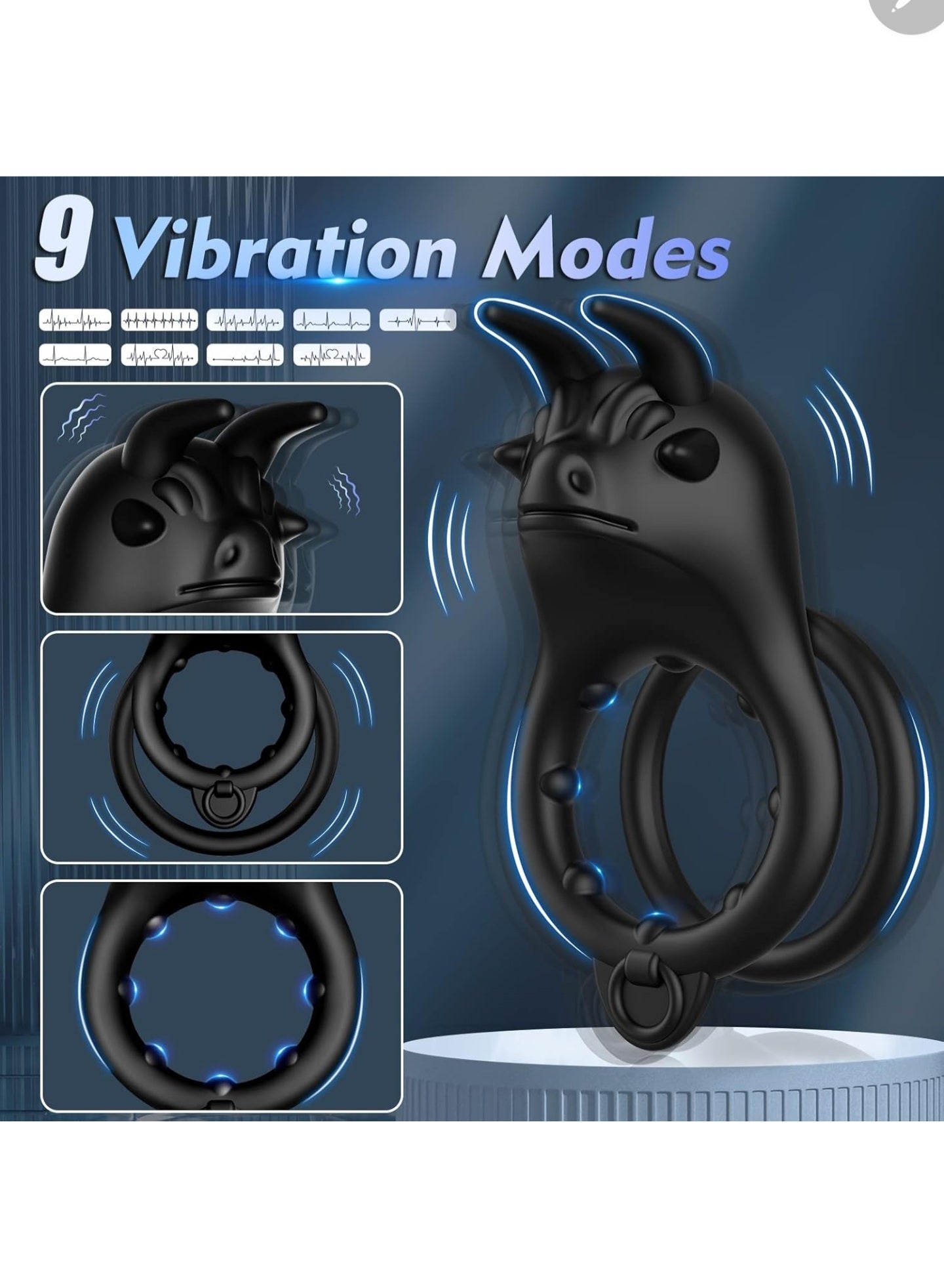 Vibrating Butt Plug with App Remote Control 9 Vibrating Modes & Heart Shaped Colorful Light Up Base, Anal Plug Prostate Massager, Anal Vibrator Adult Sex Toy for Men Women, Couples