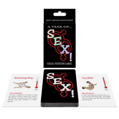 A Year of Sex! Sexual Position Card Game Foreplay Fun Sex Games Kama Sutra for Adults. Adult Sex Games, Fetish, Fantasy, Gifts