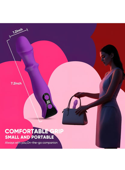 Vibrator Thrusting Dildo Sex Toys - Dildos G Spot Vibrator Woman Sexual Pleasure Tools for Women,Prostate Massager with 9 Thrusting Dildos, 9 Vibrating Modes,Female Vibrator Adult Toy Sex Novelties