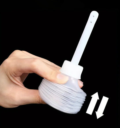 180ml Accordion-Style Travel Enema Bulb – Flexible Nozzle Personal Irrigator