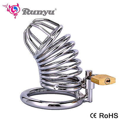 Stainless Steel Ergonomic Cobra Chastity Device