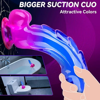 Realistic Dildo Sex Toys for Women and Couples, 7.8 Inch
Realistic Texture, Suitable for Beginners, Curved Design, Strong Suction Cup, Hands-free Play, Discreet Packaging AMA