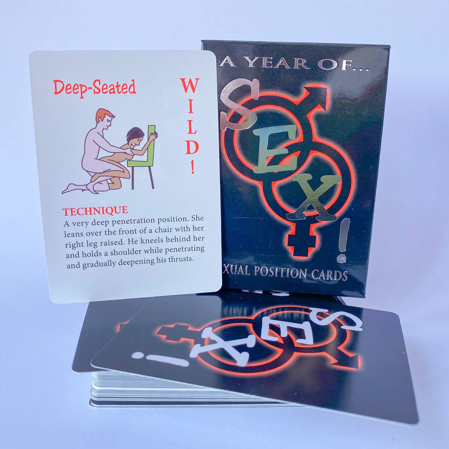 A Year of Sex! Sexual Position Card Game Foreplay Fun Sex Games Kama Sutra for Adults. Adult Sex Games, Fetish, Fantasy, Gifts