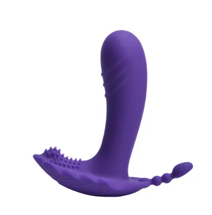 Remote-Controlled G-Spot & Clitoral Dual Stimulation Vibrator