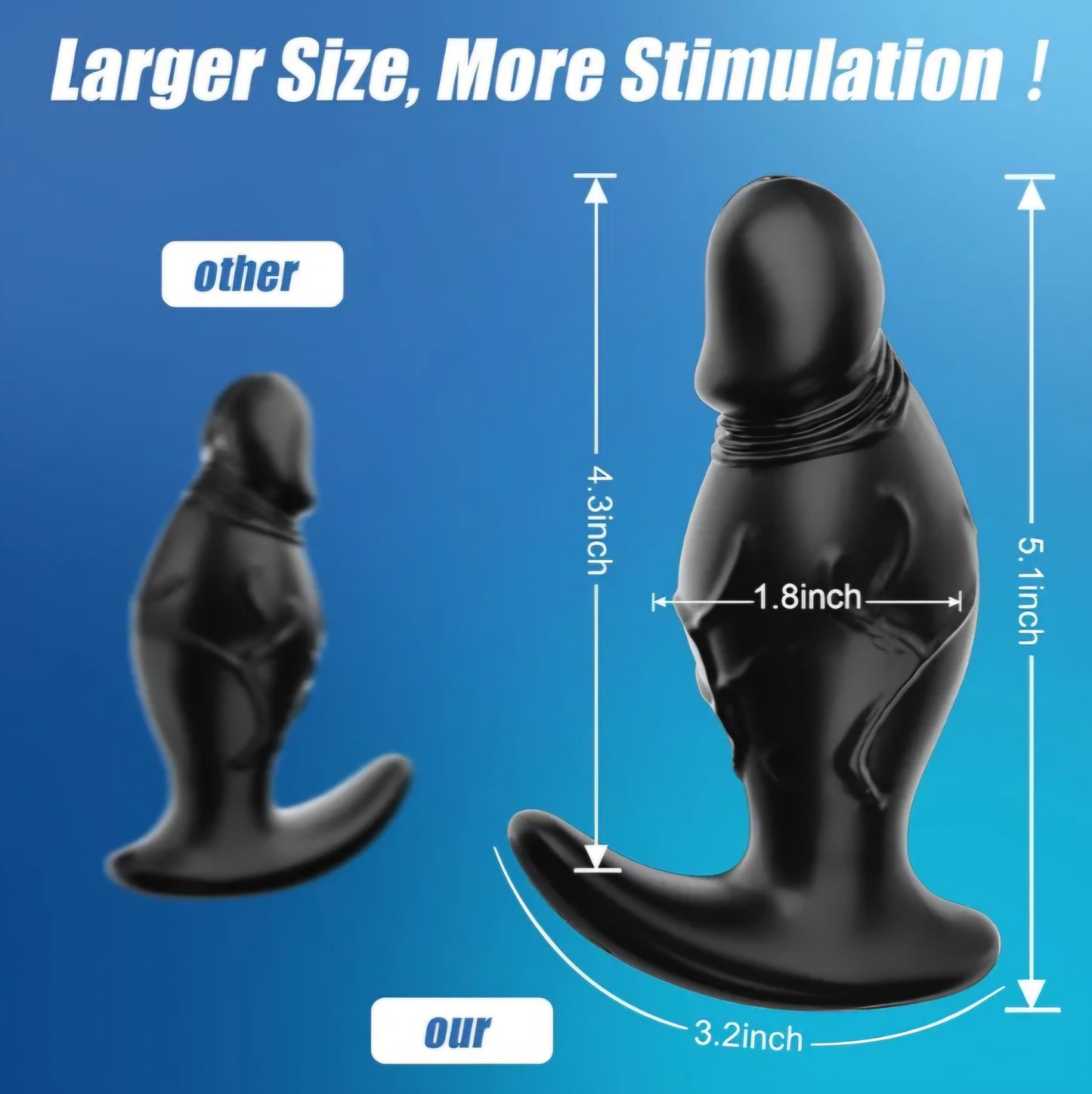 Anal Plug Sex Toys for Women,APP Control Butt Plug Anal Dildo Vibrator with 9 Rotating and Vibrating,Silicone Prostate Massger Anal Toys Adult Toys for Men FL LB