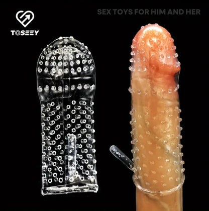 5 Piece Reusable Wolf Condom Sleeve