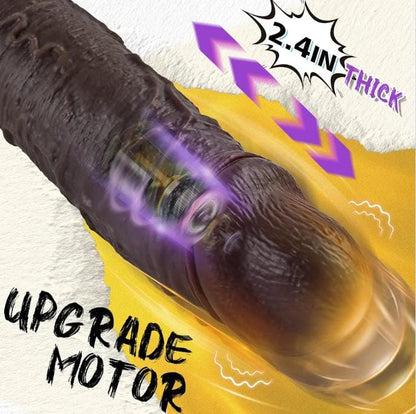 2.4 Diameter BBC Thrusting Thick Dildo Automatic Dildo Anal Sex Toys for Women
Realistic Huge Black Dildos with 3 Rotation Thrust Speeds & 9 Vibrations, Heated Anal G Spot Dildos for Advanced Player SF