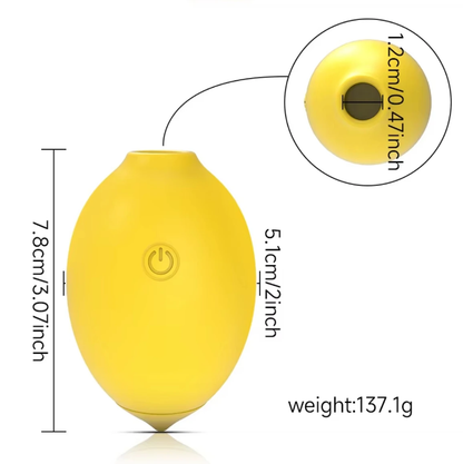 Lemon Premium Portable Clitoral Suction & Air-Pulse Vibrator (Available June 13th)