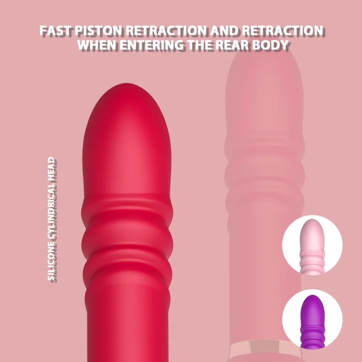 Luxurious Rose Sucking & Thrusting Vibrator for Clitoral & G-Spot Stimulation