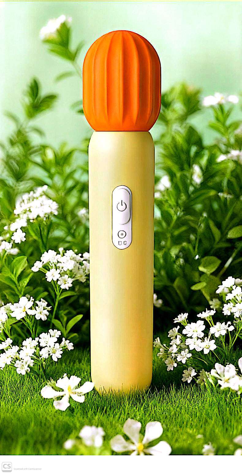 Rechargeable Cactus Massager Wand – 12 Vibration Modes & Body-Safe Silicone Head