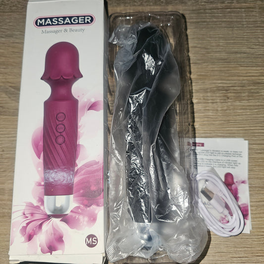 Powerful 20 Vibration Mode Wand (Black)