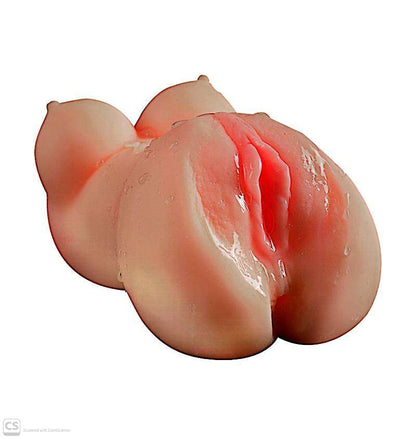 Realistic 3D Curvy Pocket Torso – Textured Vaginal Stroker with Breast Detail, Pocket Pussy, Vagina, Anus, Breasts/Boobs Masturbator