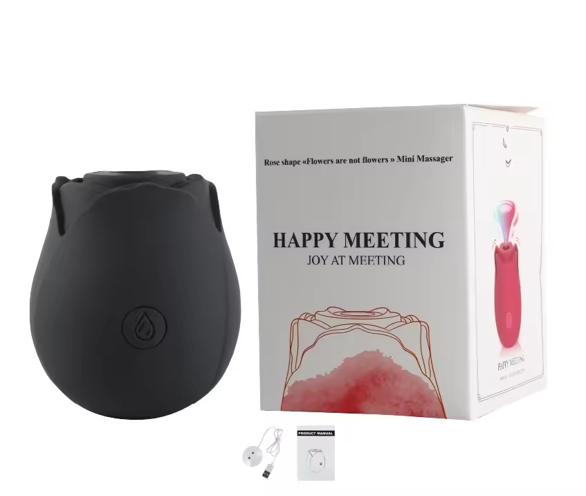 Sucking Rose Vibrator Toy for Women