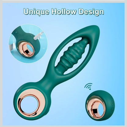 Anal Plug Vibrator Prostate Massager, Anal Sex Toys APP Remote Control Vibrating Butt Plug, 12 Classic Vibrating Modes Prostate Stimulator Adult Sex Anal Toys for Men Couples