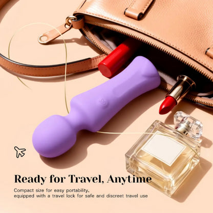 Tracy’s Dog Pocket Wand Vibrator - Mini Cordless Wand Massager for Women Clit Stimulation, 4 Intensity Levels, Waterproof, Rechargeable Travel-Friendly Adult Sex Toy for Solo & Couples, Sex Games