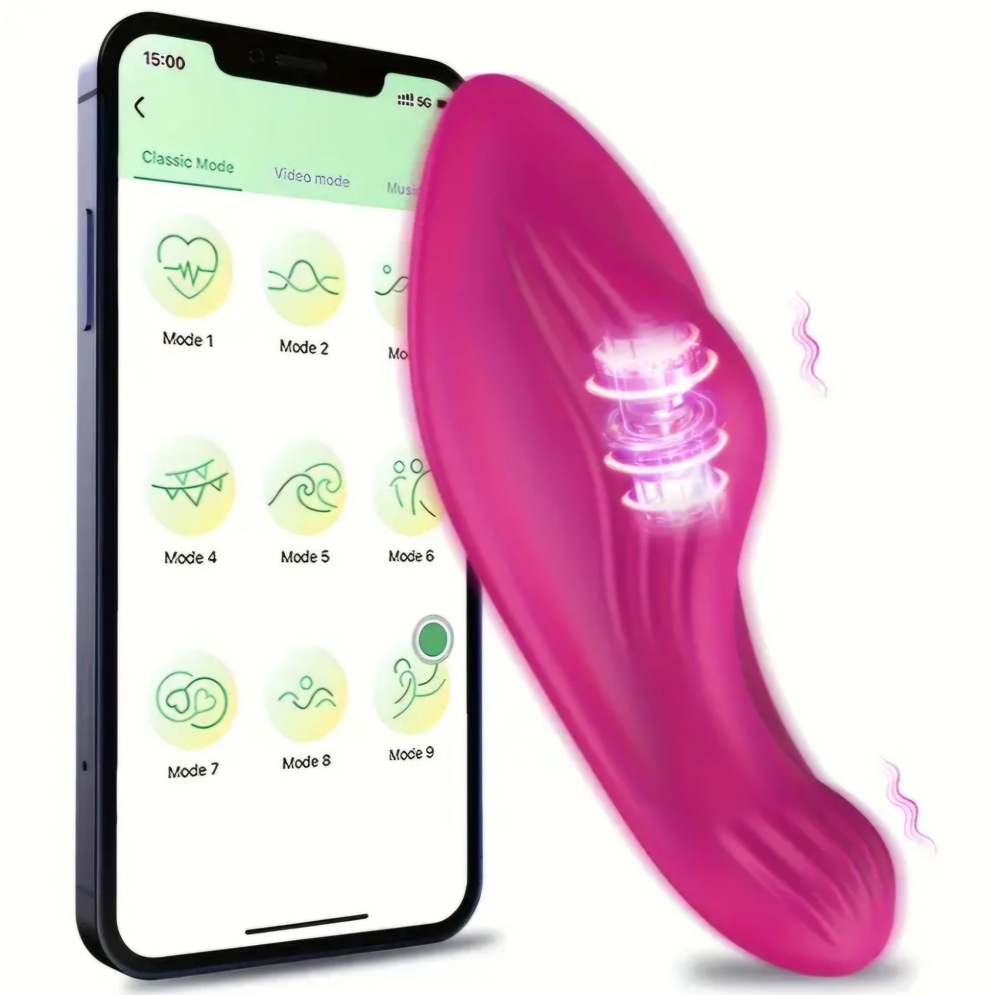 App Controlled Wearable Vibrator/Panty Vibrator (Opp Bag) App Controlled Wearable Vibrator/Panty Vibrator (Opp Bag)