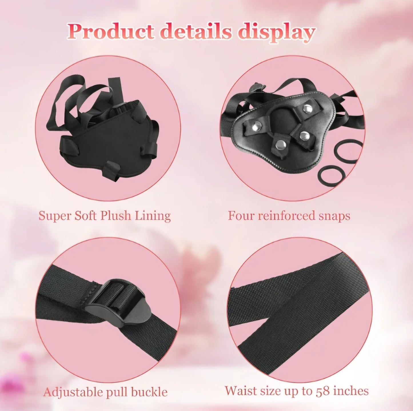 Strap On Dildo Sex Toys: Soft Adjustable Harness with 7 Inch Curved Liquid Silicone Dildo, Wearable Strapon Realistic Anal Dildos for Pegging Play, Adult Toys for Men Lesbian Couple Sex Toys SF