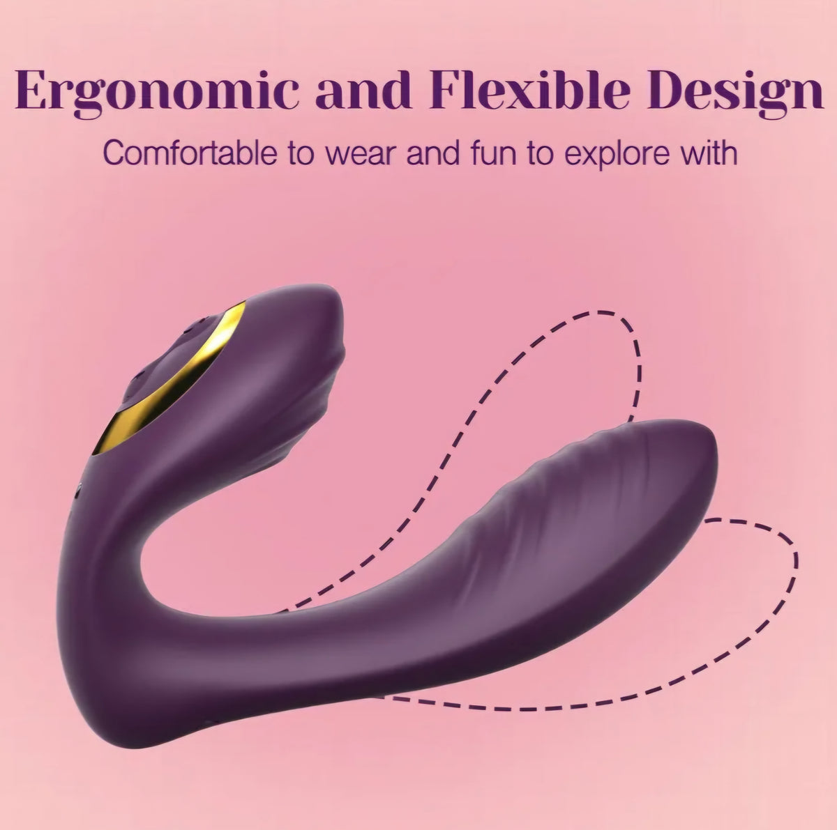 Tracy's Dog Wearable Clitoral G-Spot Vibrator, Adult Sex Toys for Women
Flexible panty vibrator with remote control, 10 vibrations, powerful quiet stimulator for solo & couples play, erotic massage